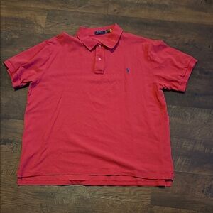Polo by Ralph Lauren Men's Vibrant Red Polo Shirt 2XB